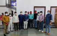 COM. VENU P NAIR GS, NRMU CR/KR VISIT TO CENTRAL RLY. HOSPITAL BYCULLA ON 19.05.2021