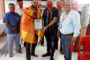 ON 31/05/2021 NEWLY APPOINTED GM C.RLY. MR. ALOK KANSAL WELCOMED  BY GS NRMU CR/KR COM. VENU P NAIR