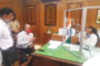 ON 08.11.2021 NRMU (CR/KR) DELEGATION LED BY GS COM. VENU P. NAIR MET CRB/CEO RAILWAY BOARD