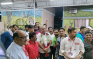 FLASH VISIT OF GS/NRMU (CR/KR) COM. VENU P. NAIR  TO NAGPUR DIVISION ON 27.11.2021