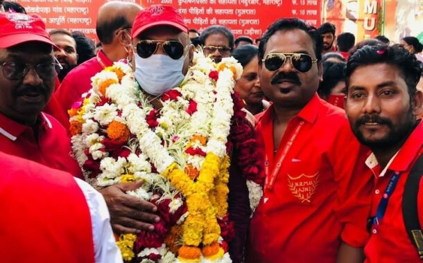 GS COM. VENU P NAIR VISIT TO NAGPUR DIVISION AND YOUTH SAMMELAN HELD ON 07.03.2022