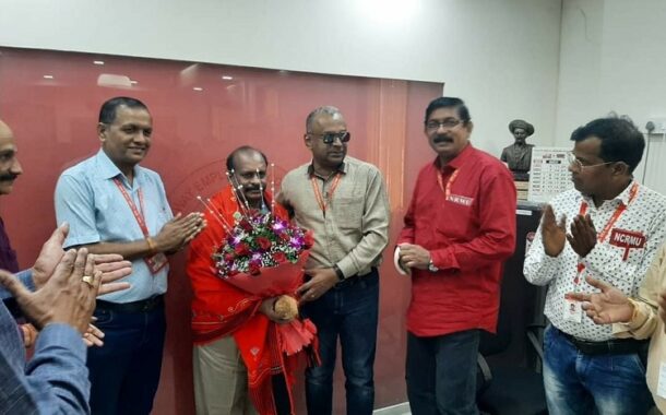 GS NRMU (CR/KR) COM. VENU P NAIR ATTENDED THE RETIREMENT FUNCTION OF DIRECTORS OF C.RLY.E.C.C.SOCIETY HELD ON 25.03.2022