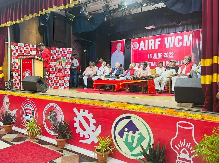 AIRF WORKING COMMITTEE MEETING ORGANIZED BY NRMU (CR/KR) AT MUMBAI CSMT AUDITORIUM ON 16/06/2022