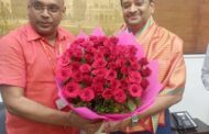 GS COM. VENU P. NAIR AND OFFICE BEARERS OF NRMU (CR/KR) MET SDGM OF C.RLY. ON 14/06/2022
