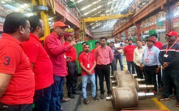 GS COM. VENU P. NAIR VISIT TO TMW/WORKSHOP NASIK ROAD ON 19/08/2022