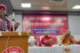 GS/NRMU(CR/KR) COM. VENU P NAIT AT GRAND MEETING OF NWREU HELD AT JODHPUR ON 03.03.2023