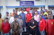 GS COM. VENU P. NAIR AND MNS MLA SHRI PRAMOD ( RAJUDADA) RATAN PATIL VISITED MATUNGA CANTEEN HALL AND INSPECTED THE EXHIBITION ON 28.03.2023