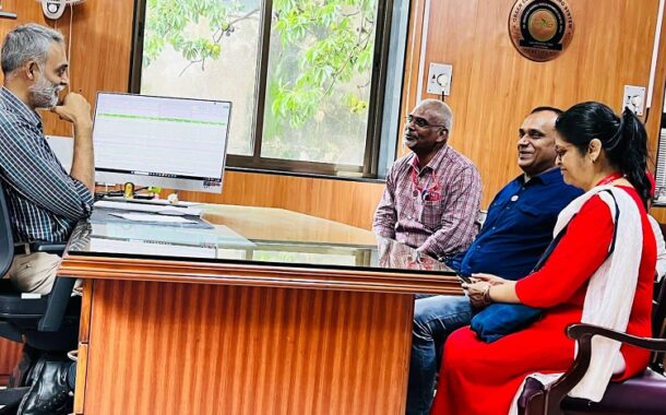 ON 24.07.2023 NRMU DELEGATION LED BY GS COM. VENU P. NAIR MET CWM/PAREL WARKSHOP ON THE ISSUE OF CG APPOINTMENT AS PER GM INSTRUCTIONS.