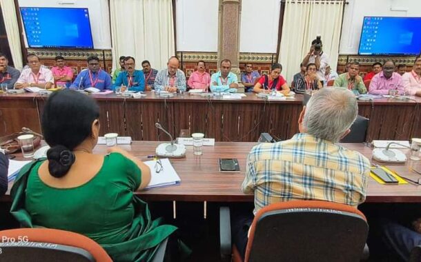 NRMU(CR) HQ PNM OF CENTRAL RAILWAY HELD ON 12.09.2023 WITH GM/AGM/ ALL PHOD's.