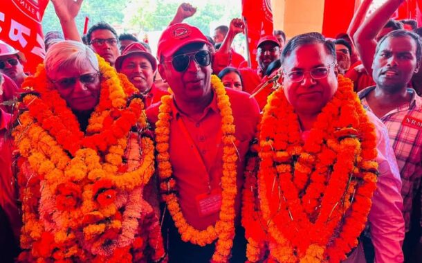 NRMU ZONAL ENGINEERING (CENTRAL RAILWAY) SAFETY SEMINAR HELD ON 04.10.2023 IN THE PRESENCE OF GS/AIRF COM. SHIVAGOPAL. MISHRA, GS/NRMU (CR/KR) COM. VENU P NAIR, DRM (NGP) SHRI T K PANDEY AT AJNI COMMUNITY HALL