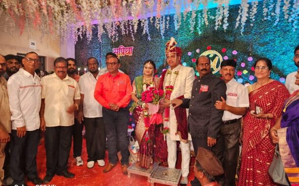 FEW MOMENTS OF GS/NRMU (CR/KR) COM. VENU P. NAIR VISIT TO SOLAPUR ON 18/11/2023