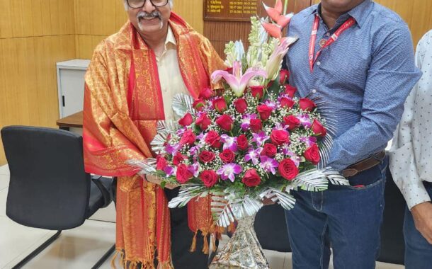 GS/NRMU (CR/KR) AND OFFICE BEARERS WELCOMED NEW COO/C. RLY. SHRI SAHARSH BAJPAI ON 14.03.2024