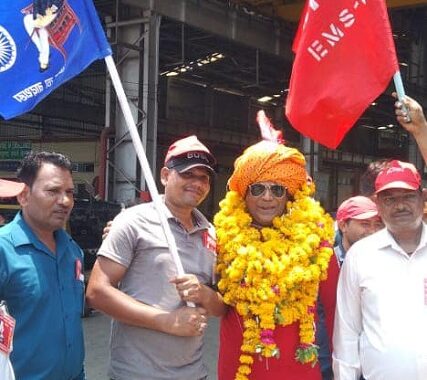 FEW GLIMPSES OF GS COM. VENU P NAIR CRECC SOCIETY ELECTION CAMPAIGN AT JHANSI ON 20/06/2024