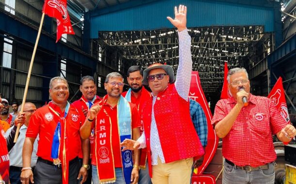 दिनांक 22.06.2024 को महामंत्री कॉम वेणु पी नायर जी के नेतॄत्व में NRMU के पदाधिकारियों के साथ में सोलापुर के कुर्डुवाडी और दौड़ में E C C सोसाइटी के चुनाव का जोरदार प्रचार |