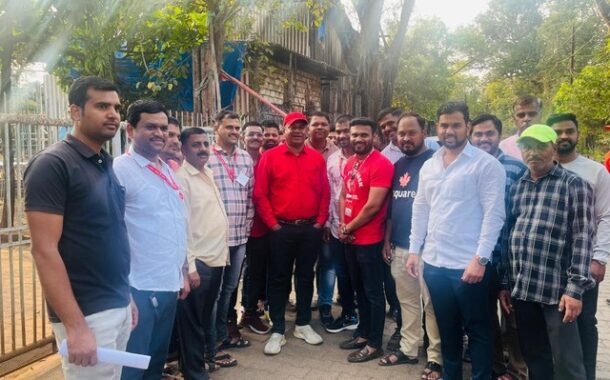 GS COM. VENU P NAIR VISIT TO LONAVALA POLLING BOOTH ON 04/12/2024 AT 16.45 HRS.