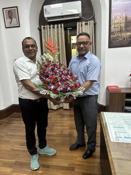 GS NRMU(CR/KR) COM. VENU P. NAIR MET NEW PCPO/ C.RLY. SHRI PARVESH P PANDEY