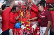 GLITERRING BIRTHDAY CELEBRATION ON 23.09.2025 OF GS NRMU(CR/KR) COM. VENU P NAIR BY THOUSANDS OF COMARDES FROM ALL OVER CENTRAL RALWAY DIVISIONS