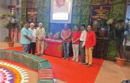 NRMU (CR/KR) च्या   ७१ व्या वार्षिक सर्वसाधारण सभेपूर्वी कोंकण रेल्वेचे  शिल्पकार प्रा. मधू दंडवते यानं मान वंदना