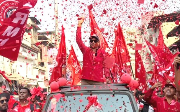 A GRAND RALLY FROM KALYAN STATION TO RANGMANDIR ORGANIZED BY NRMU(CR/KR) COMMERCIAL CADRES ON THE OCASSION OF COMMERCIAL ZONAL CONFERENCE OF CENTRAL RAILWAY