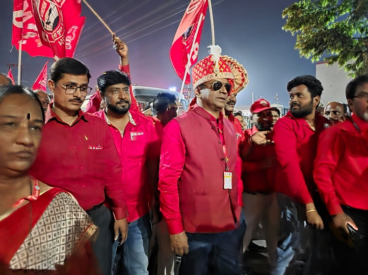 THE AGM OF NRMU(CR/KR) SOLAPUR GENERAL BRANCH WAS SUCCESSFULLY HELD ON 02.03.2026 FROM 06.00 PM TO 09.00 PM AT PREM OFFICE PREMISES, SOLAPUR