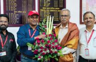 GS NRMU(CR/KR) COM. VENU P NAIR AND NRMU OB'S HAD A COURTESY VISIT TO PCCM OF CENTRAL RAILWAY IN HIS CHAMBER ON 27/03/2026