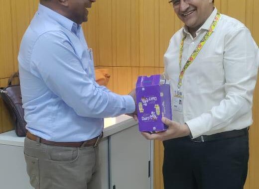 GS/NRMU(CR/KR) COM. VENU P. NAIR WELCOMED NEWLY APPOINTED CPO G SHRI SUNIL UDASI IN HIS CHAMBER ON 22/05/2026