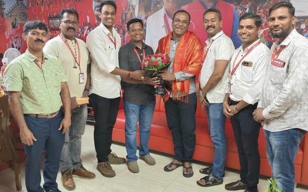 ON 02.05.2026 NEWLY ELECTED MEMBERS OF MATUNGA RAILWAY INSTITUTE (CR) MET GS-NRMU(CR/KR) COM. VENU P. NAIR