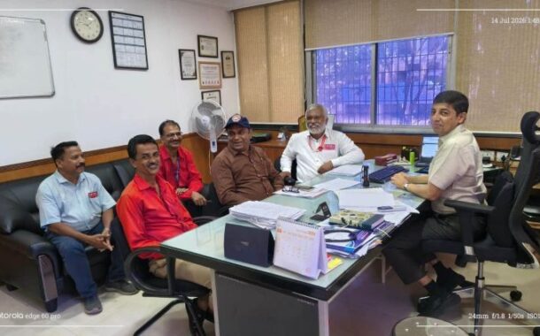 TODAY ON 14/07/2026 GS NRMUCR/KR COM. VENU P NAIR AND KRCL CADRES MET CMO, KRLC