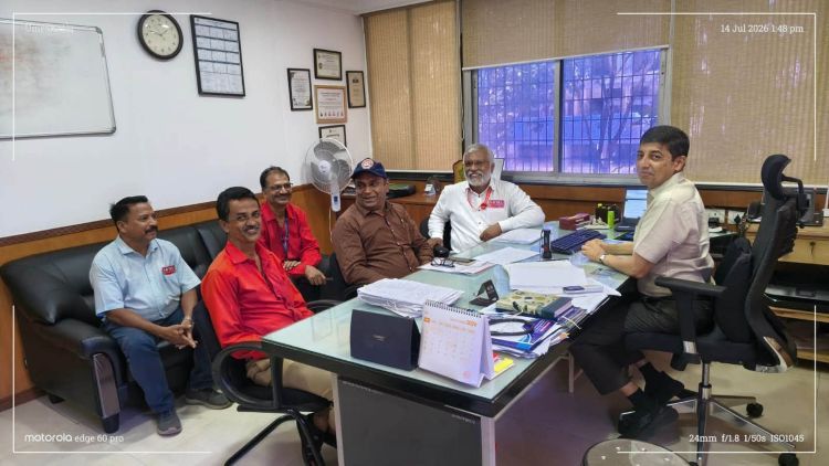 TODAY ON 14/07/2026 GS NRMUCR/KR COM. VENU P NAIR AND KRCL CADRES MET CMO, KRLC