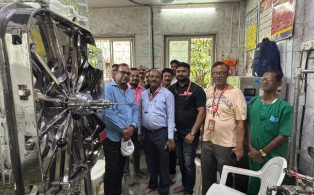 ON 23.07.2026 GS COM. VENU P. NAIR SIR VISITED DIVISIONAL RAILWAY HOSPITAL, KALYAN AND INSPECTED THE HOSPITAL LATEST MACHINES AND DIFFERENT DEPARTMENTS