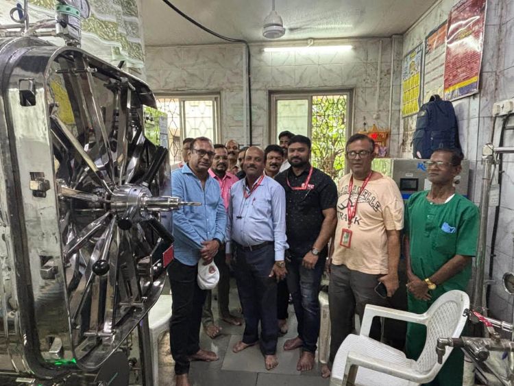 ON 23.07.2026 GS COM. VENU P. NAIR SIR VISITED DIVISIONAL RAILWAY HOSPITAL, KALYAN AND INSPECTED THE HOSPITAL LATEST MACHINES AND DIFFERENT DEPARTMENTS