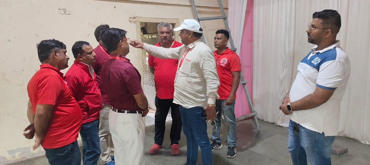 शुक्रवार, दिनांक 14 अगस्त 2026 को दोपहर 3:30 बजे, आदरणीय महामंत्री कॉमरेड वेणु पी. नायर साहब द्वारा पुणे इंस्टीट्यूट का निरीक्षण किया गया।