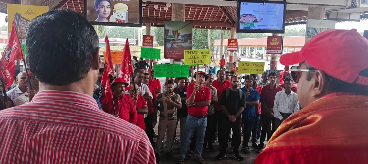 MASSIVE OPEN MEETING HELD ON 03.08.2026 NEAR MADGAON BY NRMU(CRKCL) TEAM LED BY GS COM. VENU P. NAIR JI