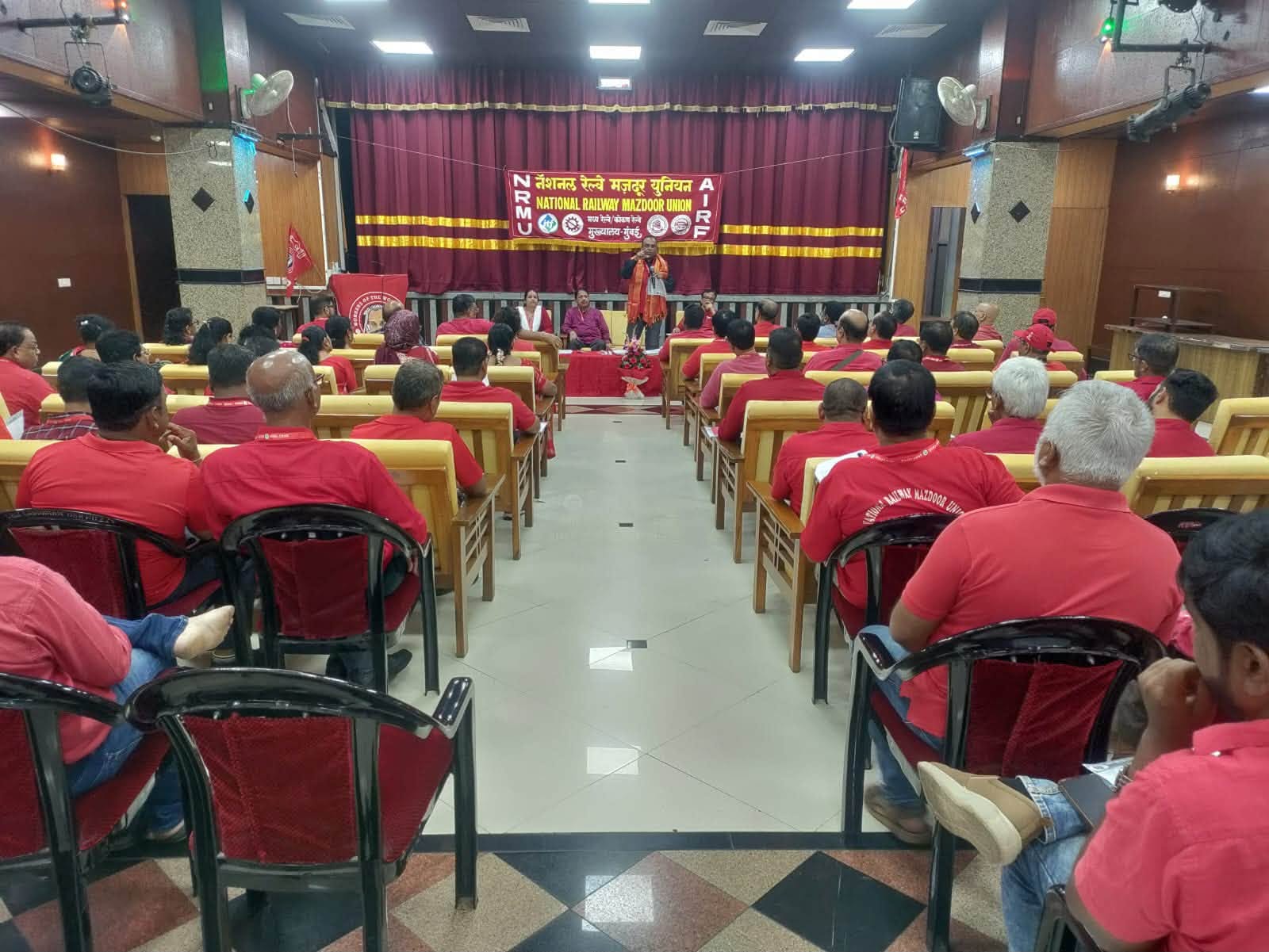 THE WORKING COMMITTEE (WCM) OF NRMU-CR/KR WAS HELD ON 08.09.2026 IN THE AUGUST PRESENCE OF GS NRMU-CR/KR COM. VENU P. NAIR JI AT CSMT AUDITORIUM