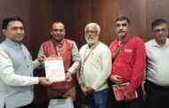1ST OCTOBER 2026 WILL REMAIN A MEMORABLE DAY FOR NRMU AND THE KONKAN RAILWAY FRATERNITY. TODAY, OUR RESPECTED GS/NRMU, COM. VENU P. NAIR JI, HAD THE PRIVILEGE OF MEETING THE HON’BLE CHIEF MINISTER OF GOA, SHRI PRAMOD SAWANT JI, AT HIS SPECIAL OFFICIAL ROOM IN PANAJI.