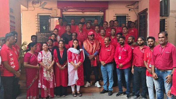 ON 15.10.2026 EVENING GS COM. VENU P. NAIR JI VISITED THE CRECCS BHUSAWAL BRANCH OFFICE AND HELD A MEETING WITH SOCIETY OFFICERS & STAFF