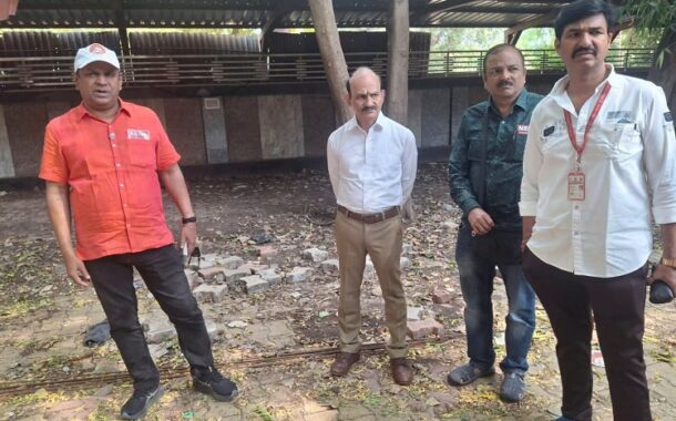 ON 12.10.2026 GS COM. VENU P. NAIR JI ALONGWITH CRECCS OFFICIALS INSPECTED THE NEW NEW BUILDING AND PREMISES OFFERED BY DVISIONAL ADMINISTRATOR FOR CRECC SOCIETY OFFICE AGRA BRANCH.