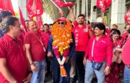 ON 27.09.2026 A GRAND AND HEARTWARMING WELCOME TO OUR BELOVED GS, COM. VENU P. NAIR, AT NAGPUR