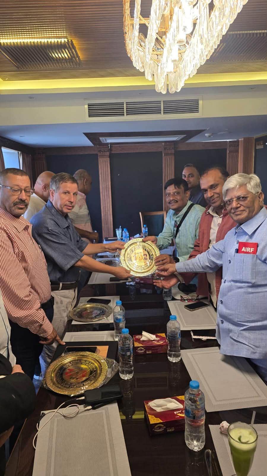 A DELEGATION OF AIRF, HEADED BY OUR RESPECTED GENERAL SECRETARY, COM. SHIV GOPAL MISHRA JI, ALONG WITH FELLOW COMRADES, VISITED EGYPT AS PART OF THE BILATERAL EXCHANGE PROGRAMME WITH THE GENERAL TRADE UNION OF RAILWAY AND UNDERGROUND METRO RAILWAY WORKERS, EGYPT.
